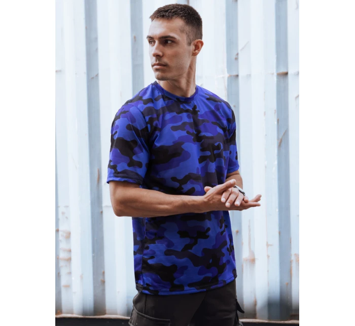 FashionStreet modré moro pánské tričko RX5595 FashionStreet modré moro pánské tričko RX5595