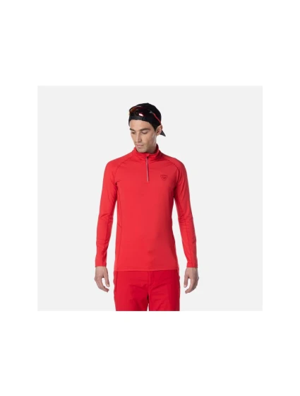 Rossignol Classique 1/2 Zip T-shirt red pánské Rossignol Classique 1/2 Zip T-shirt red pánské