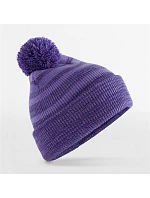 B 476 Pletená čepice s bambulí  purple model 22469613 - Beechfield
