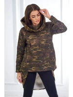 Mikina s dlouhými zády model 18745101 - K-Fashion