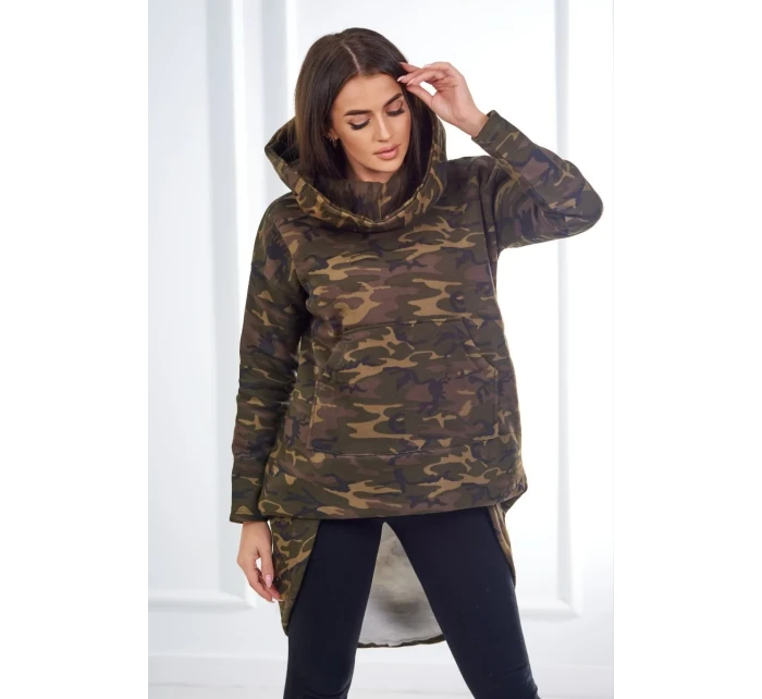 Mikina s dlouhými zády model 18745101 - K-Fashion