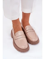 Dámské Lakované Mokasíny Se Béžové model 21689621 - Boto Dámské Lakované Mokasíny Se Béžové model 21689621 - Boto