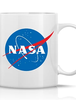 NASA - klasický bílý keramický hrníček 300 ml