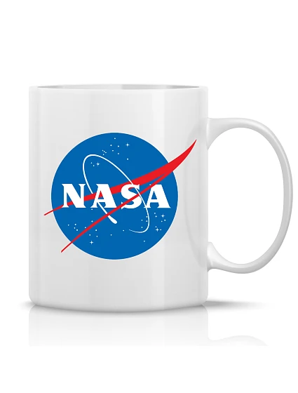 NASA - klasický bílý keramický hrníček 300 ml NASA - klasický bílý keramický hrníček 300 ml