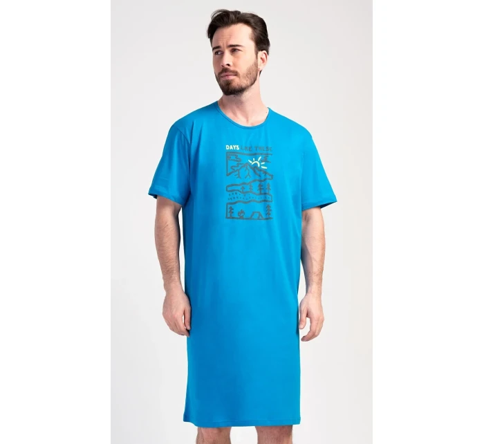 Pánská noční košile s krátkým rukávem Outdoor