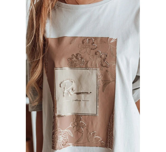 Dámské šedé tričko FAGOS FashionStreet RY2593