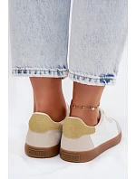 Dámské tenisky z eko kůže Big Star model 22069390 bílé - Big Star Shoes Dámské tenisky z eko kůže Big Star model 22069390 bílé - Big Star Shoes