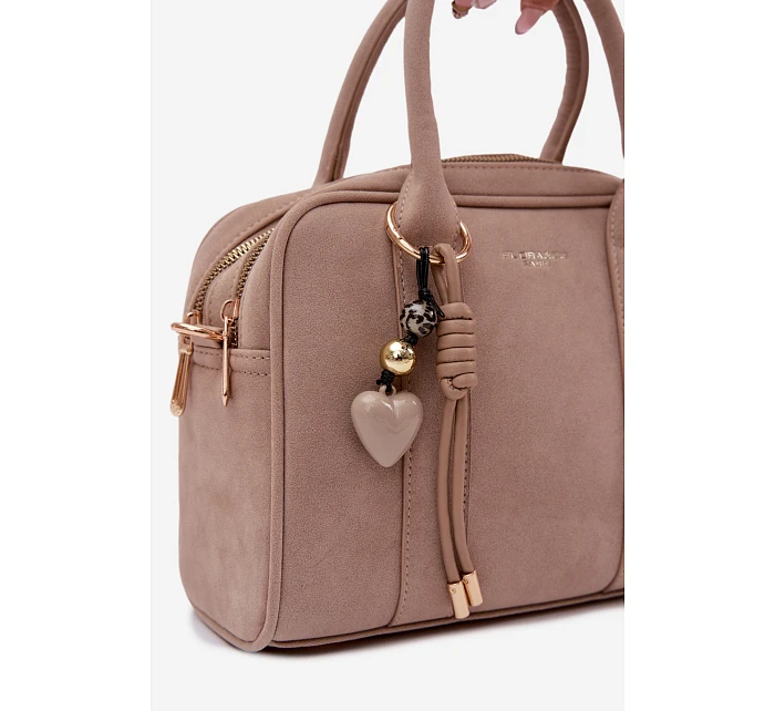 Kufříková Taška Eko Semišová s Přívěskem Béžová Sorielle