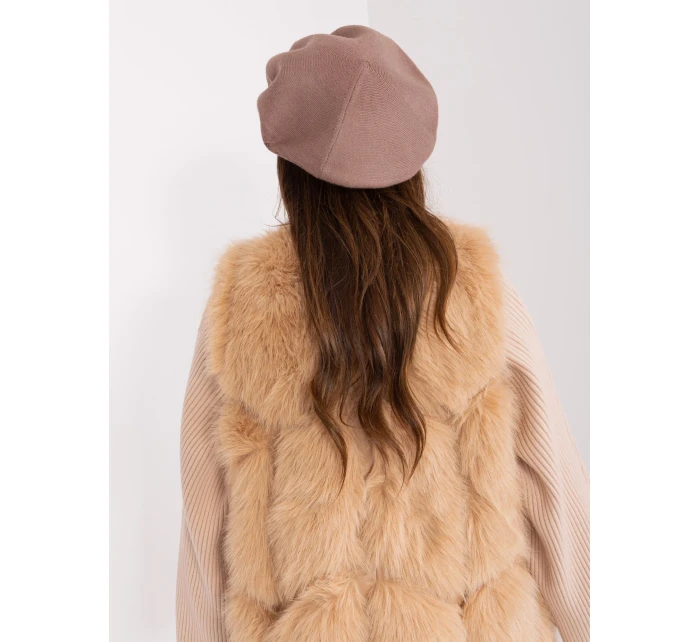 Czapka AT CZ model 18997554 brązowy - FPrice Czapka AT CZ model 18997554 brązowy - FPrice