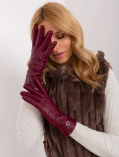 Rękawiczki AT RK model 19367753 bordowy - FPrice