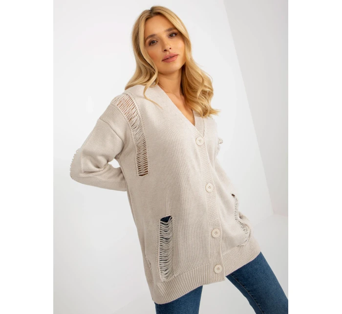 Dámský kardigan LC SW model 18140180 béžová - FPrice