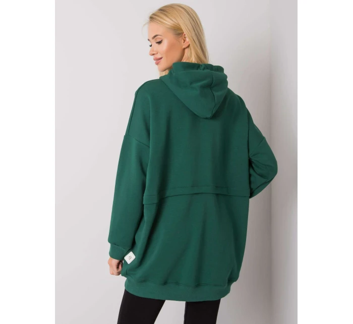 Mikina RV BL 7095.30P tmavě zelená