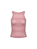 Dámská podprsenka FREE Evolve Tank Top Lace - tm. růžové 7836 - SLOGGI