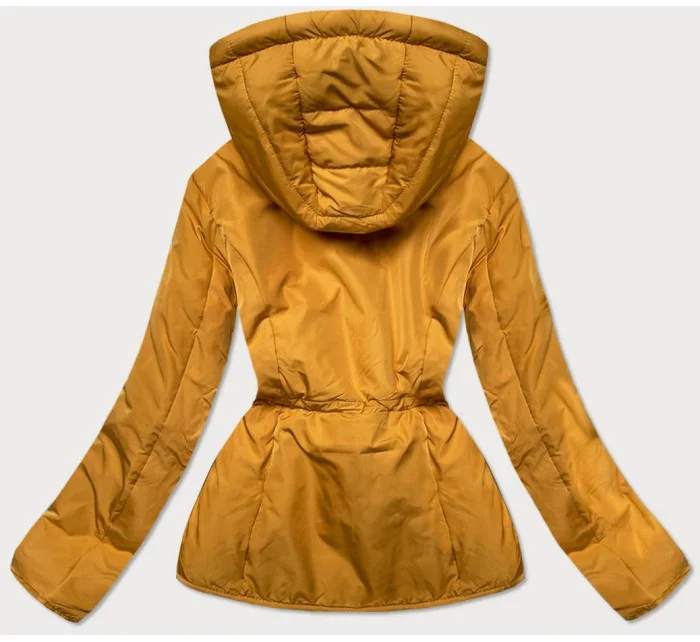 Žlutá dámská prošívaná bunda pro přechodné období model 15890447 - LHD Žlutá dámská prošívaná bunda pro přechodné období model 15890447 - LHD