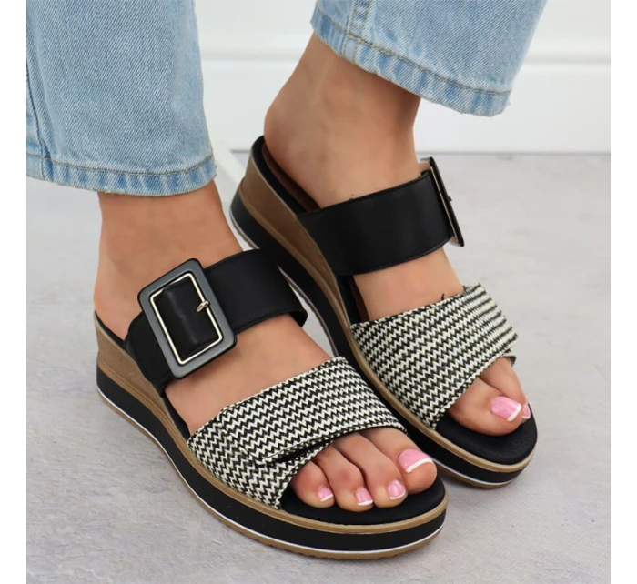 Remonte W D6463-03 RKR786 sandály na platformě s podpatky