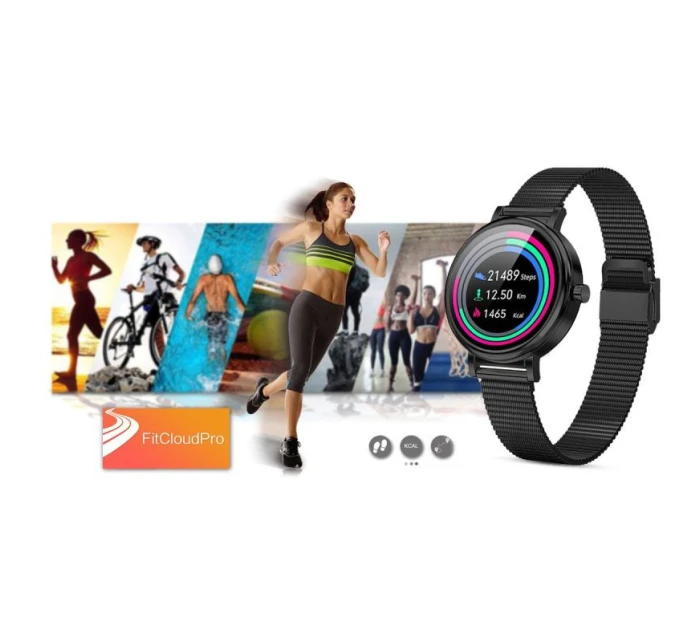 Dámské hodinky BLACK model 21804597 - RUBICON Dámské hodinky BLACK model 21804597 - RUBICON