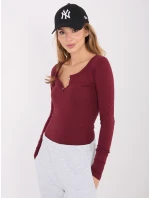 Bluzka WT BZ model 21859036 bordowy - FPrice