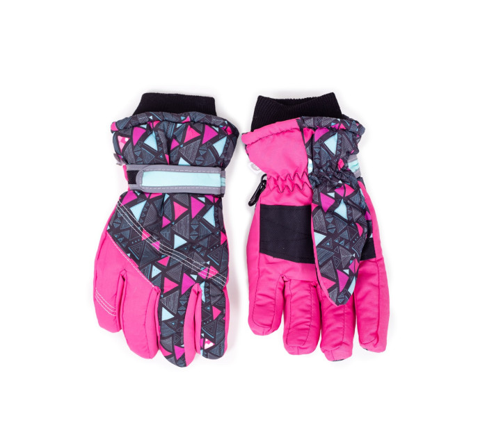 Dětské zimní lyžařské rukavice Yoclub REN-0240G-A150 Multicolour