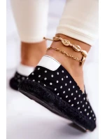 Dámské módní espadrilky Polka Dots Big Star - černé Dámské módní espadrilky Polka Dots Big Star - černé