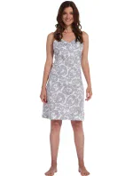 Dámská noční košile 10231-106-0 bílá-potisk - Pastunette Dámská noční košile 10231-106-0 bílá-potisk - Pastunette