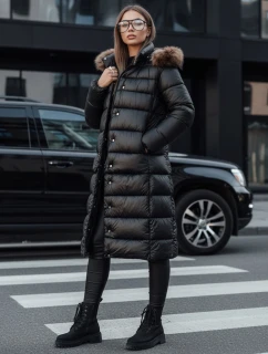 Dámská prošívaná zimní bunda s kapucí CROMBILA černá Dstreet TY4100