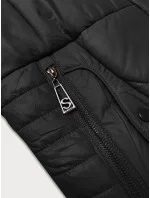 Černá dámská prošívaná bunda pro přechodné období S'West (B8302-1) Černá dámská prošívaná bunda pro přechodné období S'West (B8302-1)