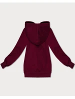 Dámská rozepínací mikina v barvě s kapucí model 21395751 - S'WEST