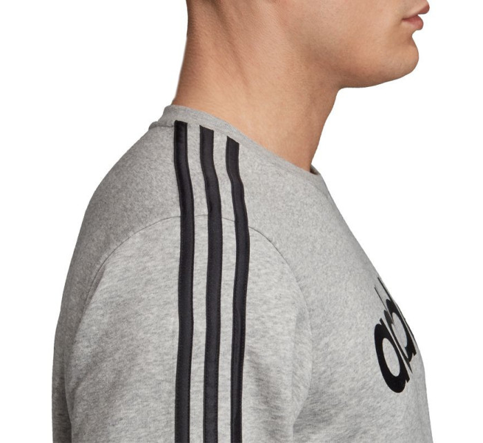 Adidas Essentials 3 Stripes Crewneck Fleece M EI4902