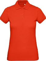 B&C Inspire Polo /women_° Dámské piqué polo z bio bavlny 01.0440 fire red