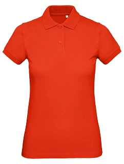 B&C Inspire Polo /women_° Dámské piqué polo z bio bavlny model 22483555 fire red