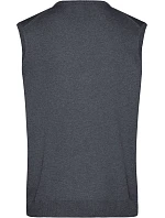 Daiber JN 657 Pánská svetrová vesta s výstřihem do V 02.0657 anthracite melange