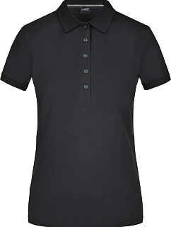 JN Dámské piqué polo 02.0 black model 22488445 - Daiber