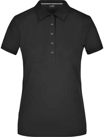 Daiber JN 707 Dámské pima piqué polo 02.0707 black Daiber JN 707 Dámské pima piqué polo 02.0707 black