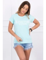 Limitovaná edice halenky v mátové barvě Limitovaná edice halenky v mátové barvě