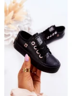 Dětské Kožené Tenisky BIG STAR model 21579713 Černá - Big Star Shoes