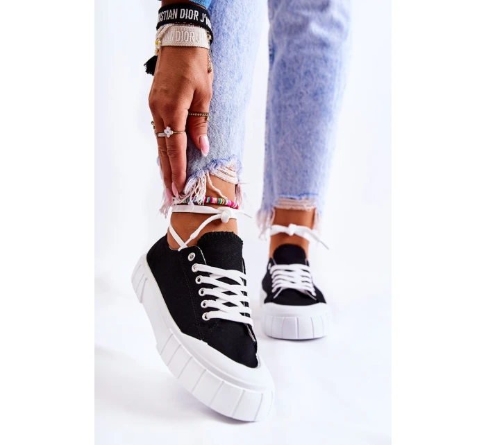 Dámské Tenisky na platformě Černá model 21590802 - Boto