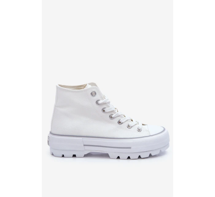 Látkové tenisky na platformě Big Star Bílá model 21610375 - Big Star Shoes