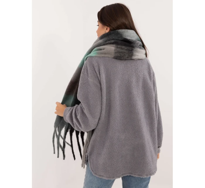 Šála AT SZ model 20523735 šedá černá - FPrice