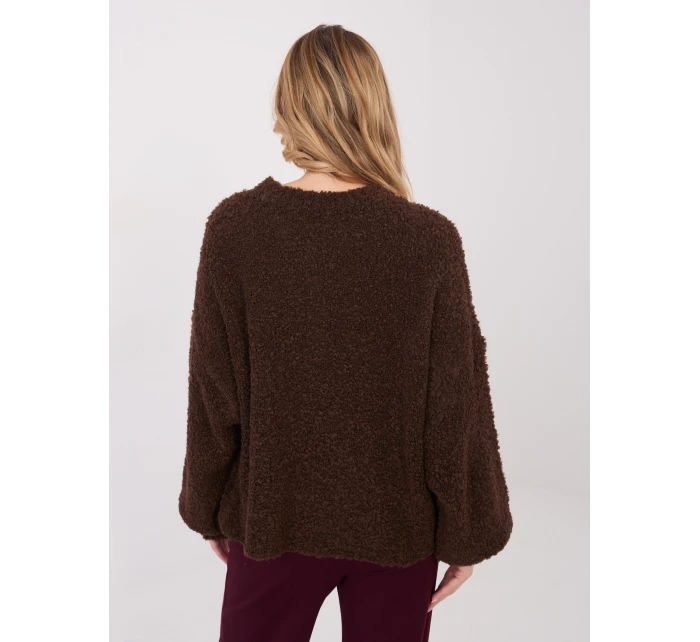 Jumper CH SW 72610.62 tmavě hnědý