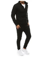 FashionStreet černá pánská tepláková souprava AX0229 FashionStreet černá pánská tepláková souprava AX0229