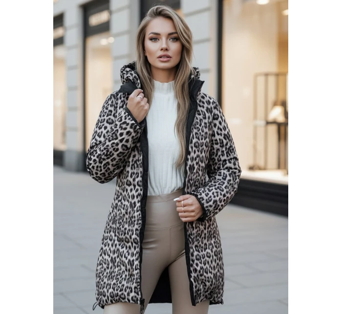 Dámská oboustranná bunda PURRBREEZ dlouhá prošívaná bunda s kapucí černá FashionStreet TY4661 Dámská oboustranná bunda PURRBREEZ dlouhá prošívaná bunda s kapucí černá FashionStreet TY4661