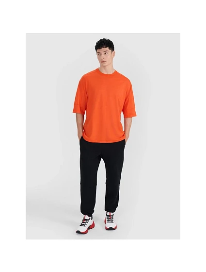 Pánské hladké tričko oversize model 21436922 pánské - 4F