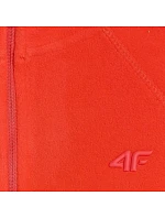 Chlapecká fleecová mikina 4F M058 červená 4FJWAW25UFLEM058 62S Chlapecká fleecová mikina 4F M058 červená 4FJWAW25UFLEM058 62S