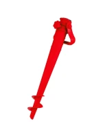 PLASTOVÁ ZÁKLADNA DEŠTNÍKU ŠROUBOVACÍ ČERVENÁ