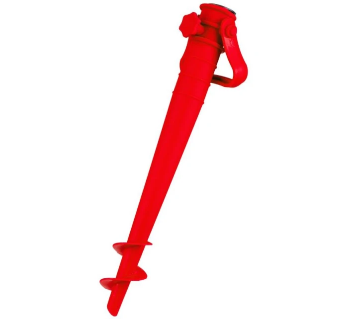 PLASTOVÁ ZÁKLADNA DEŠTNÍKU ŠROUBOVACÍ ČERVENÁ