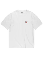 Tričko Prosto Small Shield KL261MTEE1072, bílé, velikost L