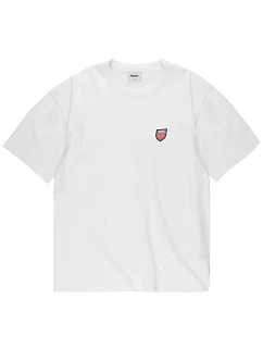 Tričko Prosto Small Shield KL261MTEE1072, bílé, velikost L