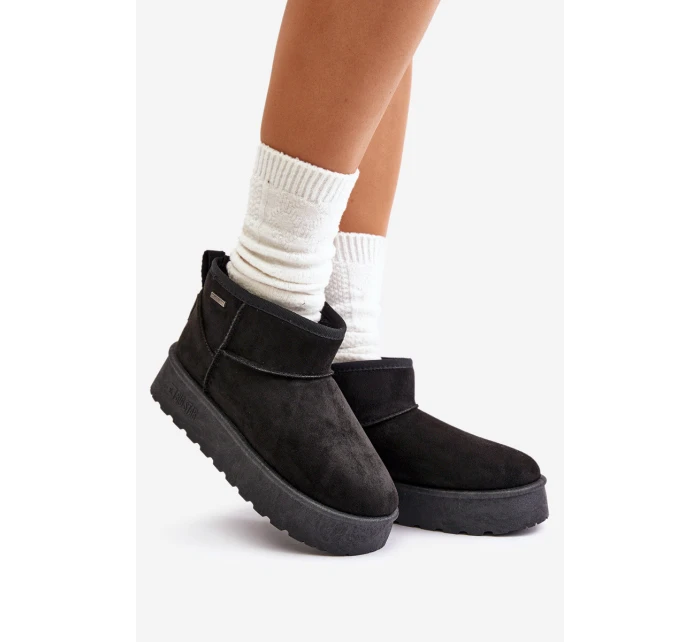 Nízké Sněhové Boty Na Platformě Big Star model 21675281 Černé - Big Star Shoes