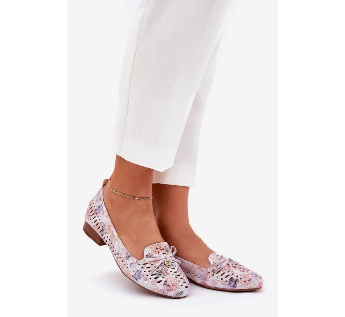 Baletky S Mašlí V Eko Semišové Multikolor model 21686790 - Boto Baletky S Mašlí V Eko Semišové Multikolor model 21686790 - Boto