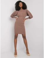 Šaty RV SK 6079.65 hnědá Šaty RV SK 6079.65 hnědá